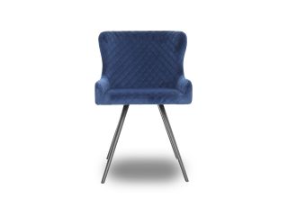Elbe Dining chair (Blue Velvet)