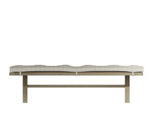 Cotswold Dining bench cushion (200cm) (natural check)