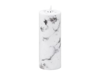 Luxe Collection Natural glow 3.5x9 marble effect led candle