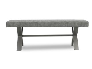 Flexa (Stone) Upholstered bench (140cm)