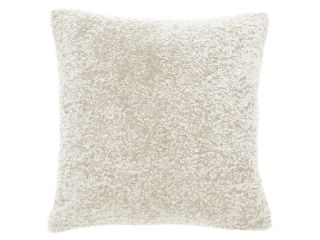 Cushions (New) Textured faux fur ivory (45x45)