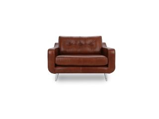 Biba 22 Snuggler sofa - type Leather