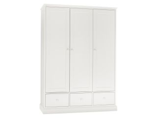 Heidi Triple wardrobe (white)