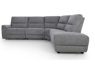Linara Corner sofa (lhf arm power recliner) - type Fabric