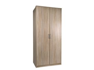 Osaka 2 door wardrobe (oak finish)