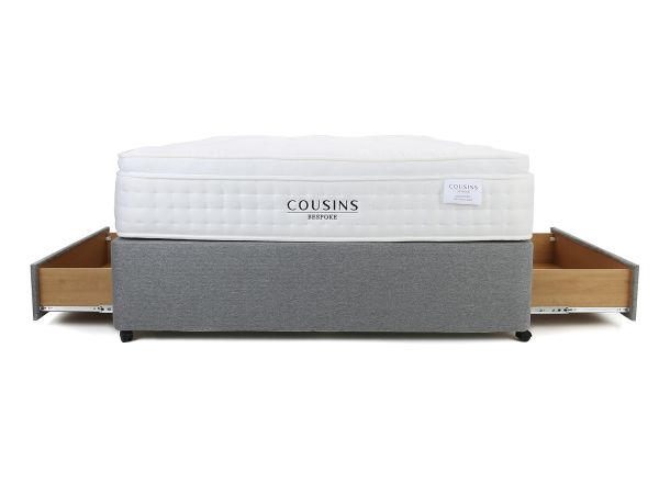 Signature Natural 3200 Single 2 drawer divan set