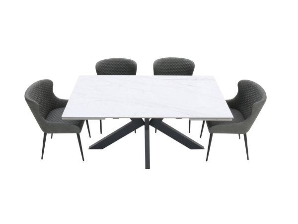 Charlotte Table + 4 chairs