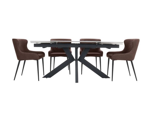 Charlotte Table + 4 chairs