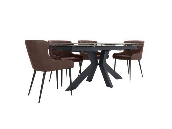 Charlotte Table + 4 chairs