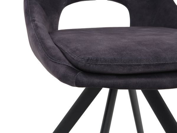 Malc Dining chair (Dark Grey)