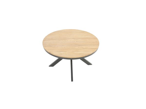Flexa (Oak) Round dining table (130cm)