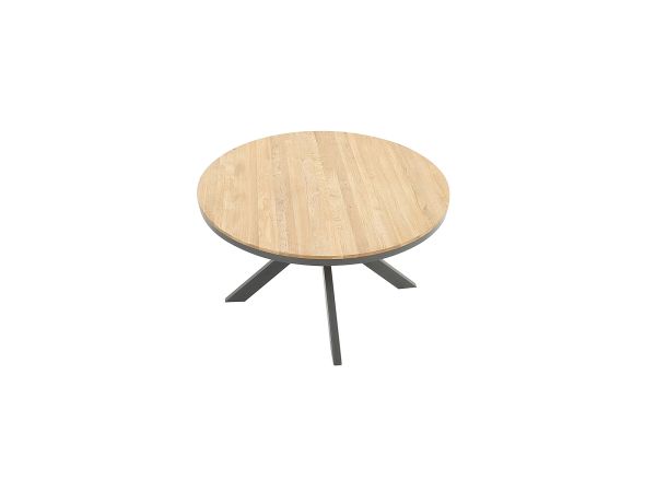 Flexa (Oak) Round dining table (130cm)