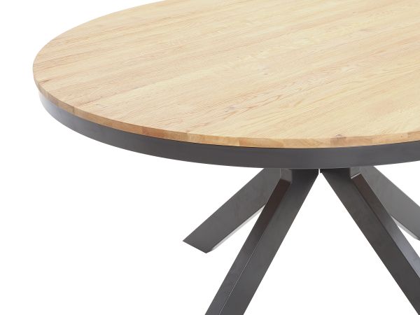 Flexa (Oak) Round dining table (130cm)