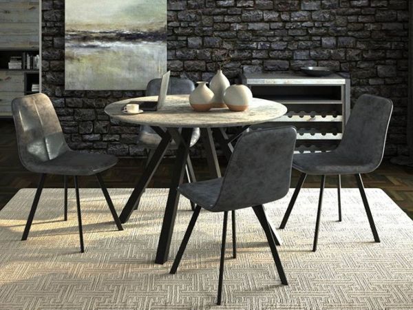 Quadra Round dining table