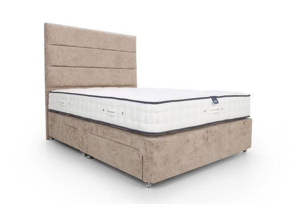 Backcare Supreme 1500 Small double boutique collection non drawer divan set
