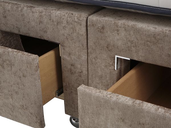 Backcare Supreme 1500 Double boutique collection non drawer divan set