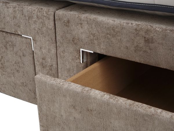 Backcare Supreme 1500 Single boutique collection 2 standard drawer divan set
