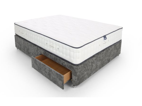 Backcare Ultimate 2000 Super king boutique collection zip and link 4 standard drawer divan set