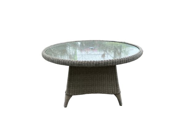 Eleanor 6 seater dining set (140cm) (natural)