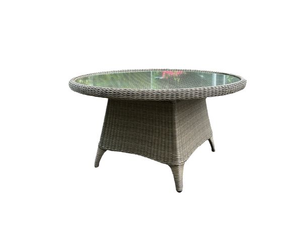 Eleanor 6 seater dining set (140cm) (natural)