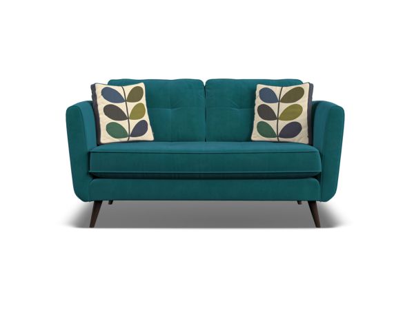 Ivy Small sofa Premium Plain - Fabric combination: Delphi Teal. Multi Stem Rockpool accent 94615