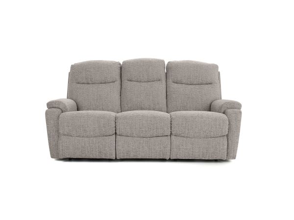 Branson 3 seater sofa - type A - Fabric colour: Cromwell Herringbone Grey SR14734 88155
