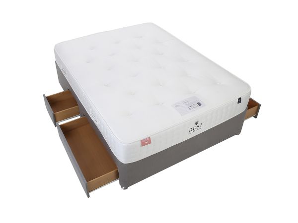 Hesketh Super king 4 drawer divan set (standard fabric)