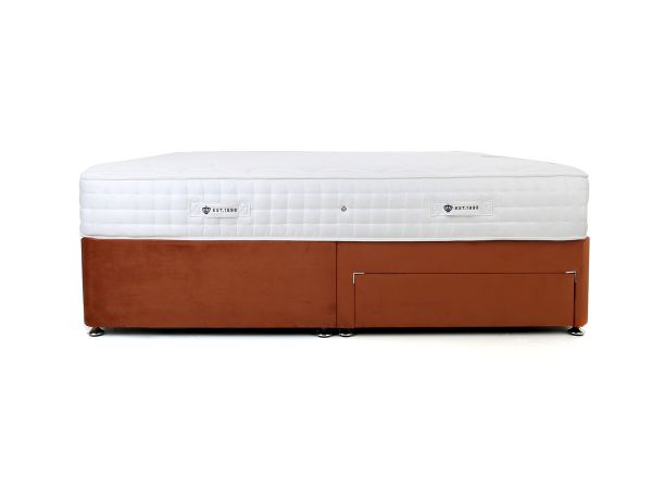 Rowfield Double 2 drawer divan set (premium fabric)