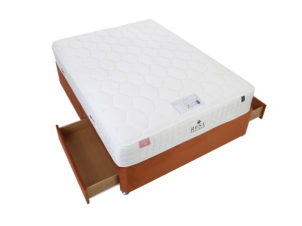 Rowfield Double 2 drawer divan set (premium fabric)
