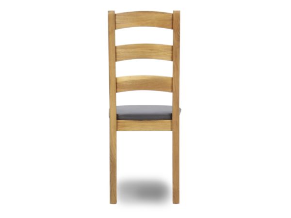 Winchester Ladder back dining chair (brown pu)