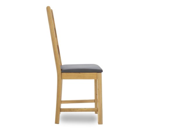 Winchester Ladder back dining chair (brown pu)