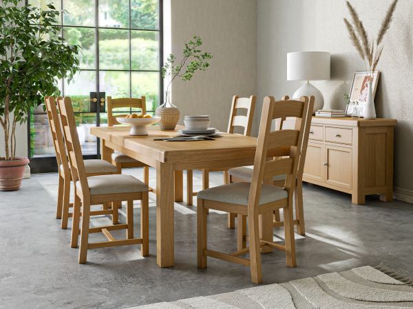 Alderminster Large extending dining table