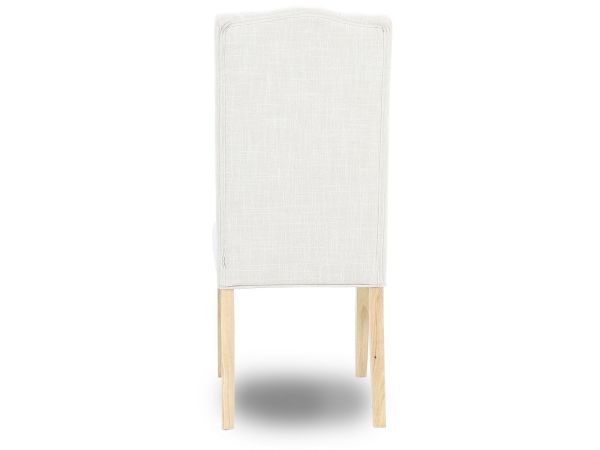 Alderminster Buttoned back dining chairs Natural