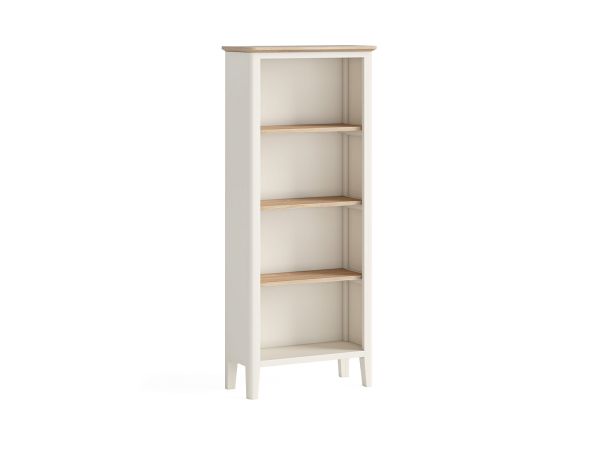 Wycombe Slim bookcase (almond)