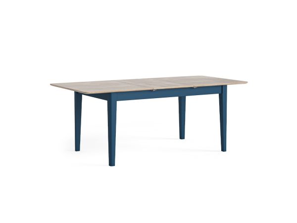 Wycombe Round extending dining table (120/155cm) (blue)