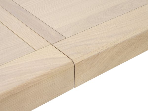 Andover Cross leg extending dining table (200/245cm) (taupe)