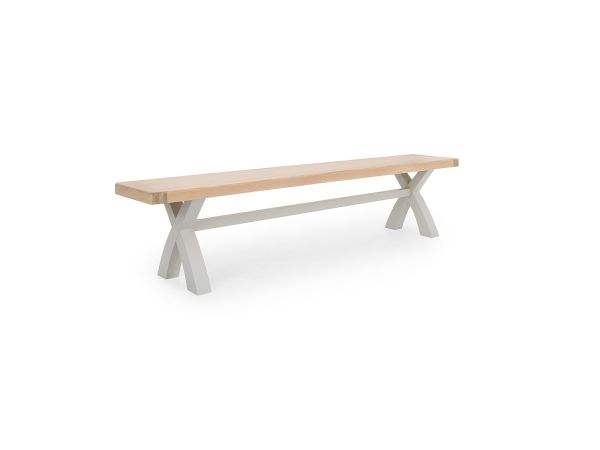 Andover Cross bench (taupe)