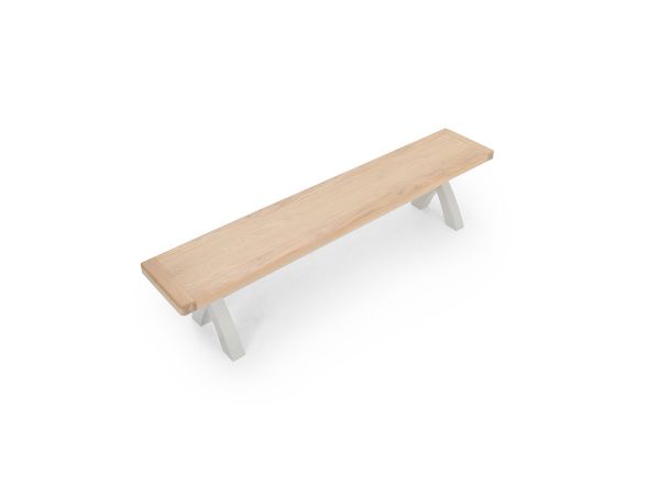 Andover Cross bench (taupe)