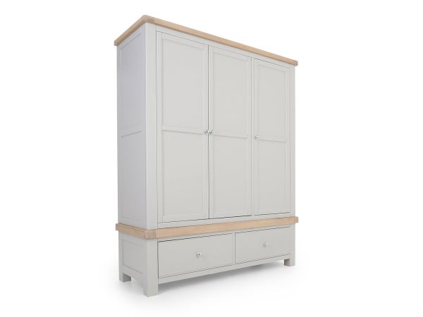Andover Triple wardrobe (taupe)
