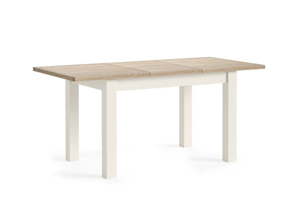Bevere Extending dining table (120/165cm) (Coconut White)