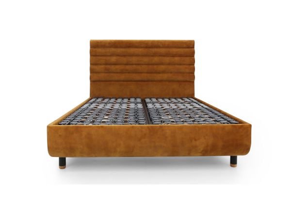 Arc 180 x 200cm super king adjustable bed with Vectra headboard Gold