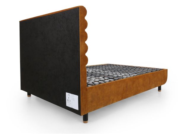 Arc 180 x 200cm super king adjustable bed with Vectra headboard Gold