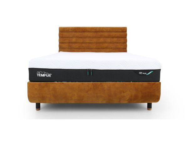 Arc 180 x 200cm super king adjustable bed with Vectra headboard Gold