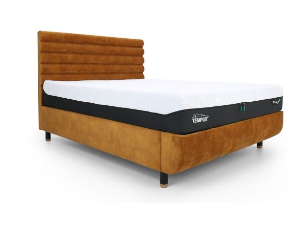 Arc 180 x 200cm super king adjustable bed with Vectra headboard Gold