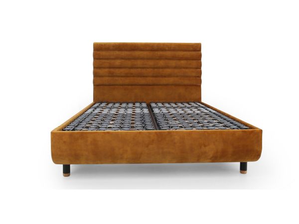 Arc 180 x 200cm super king adjustable bed with Vectra headboard Gold