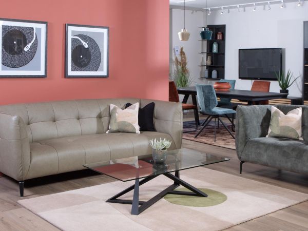 Imogen 3 seater sofa - type H/H Ranger Leather