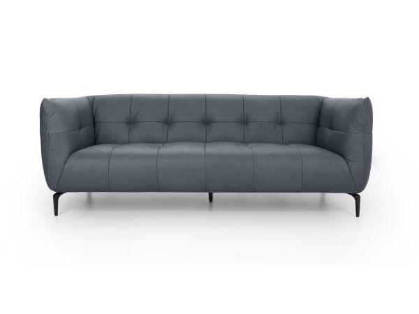 Imogen 3 seater sofa - type H/H Ranger Leather - Select your leather colour: H8330 Dark Grey 90067