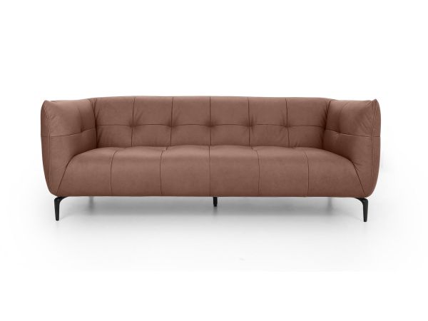 Imogen 3 seater sofa - type H/H Ranger Leather - Select your leather colour: H8343 Caramel 90075