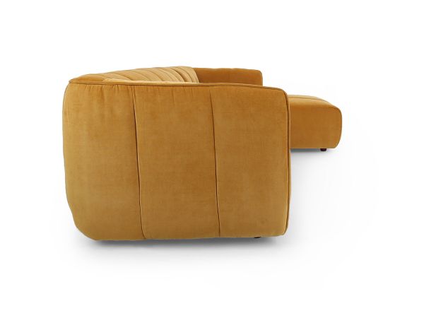 Piave 3 seater chaise sofa (rhf chaise) - type 20 Fabric