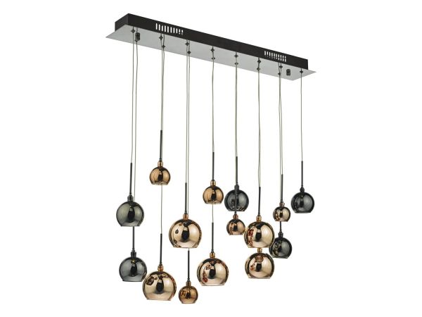 Aurelia 15 light bar pendant